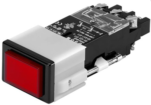EAO 02-617.011 verlichte drukknop puls 2 polig - 8100287 - 8100287