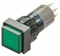 EAO 31-281.0252 verlichte drukknop (stap) 18x18 goudktk - 8100710 - 8100710