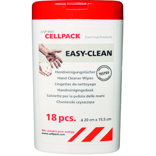 CELLPACK EAST-CLEAN/dispenser/18 stuks reinigingsdoekjes - 82060b89 c4ec 4ee6 9306 cb9a1132c86a - 20010178