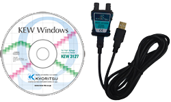 Kyoritsu USB adapter met KEW Windows&nbsp;software tbv 3127 - 8258 - 20037268