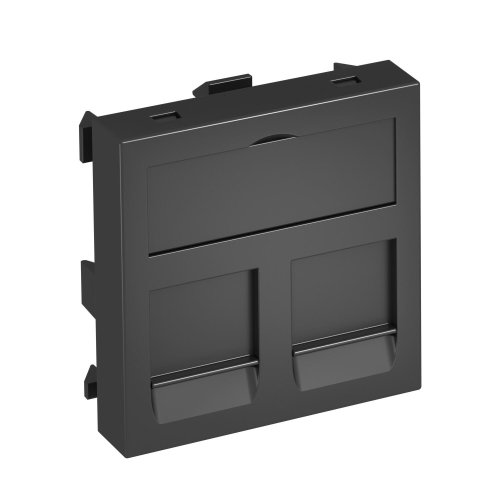 OBO datamodule 2v 45x45mm zwartgrijs 6119294 - 82b4cbbce94139202f5bacaee8be81ef - 2014968