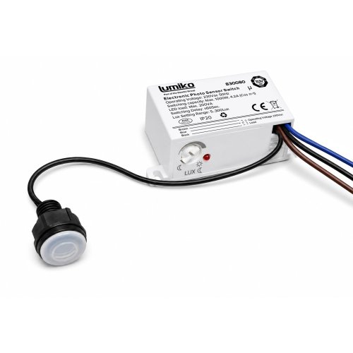 KLEMKO schemerschakelaar 4.2a 1000w 5-300lux IBE-15/LI - 830080 - 7100603