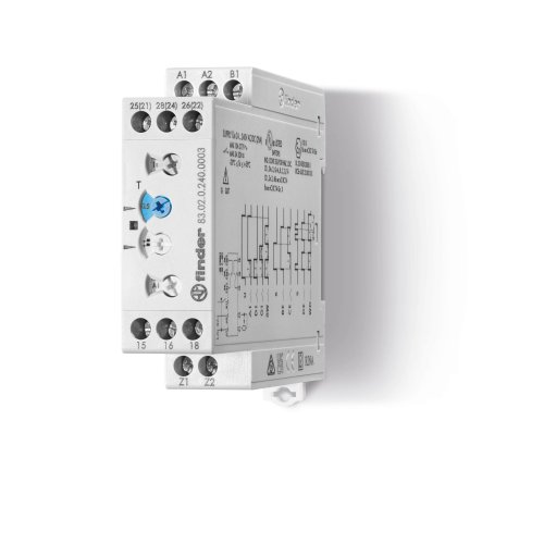 FINDER tijdrelais 2w 16a 24-240vuc 83.02.0.240.0000 - 83020240000320 - 4375301