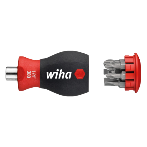 WIHA Stubby Schroevendraaier met Bitmagazijn magnetisch 1/4" 3801 SL/P - 8357821a dd7d 4d52 8de4 e1c997712a58 - 20012902