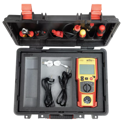 WIHA Apparatentesterset PAT one incl. gereedschap en toebehoren in kof - 83e90d6a 4864 461b a959 a77b735ab007 - 20211172