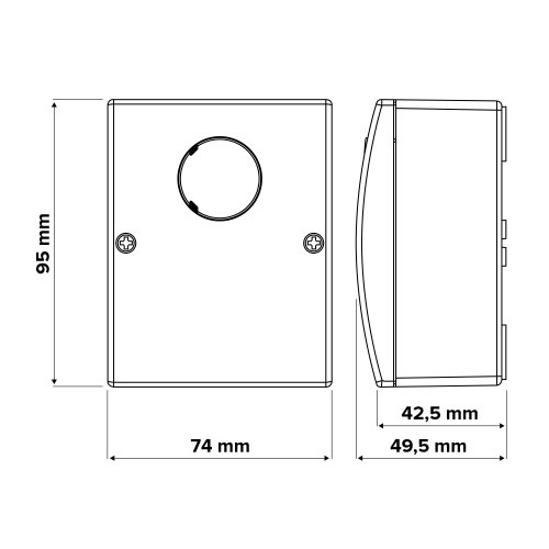 KLEMKO schemerschakelaar opbouw 230v LIGHTGUARD - 840005 2 - 7100035