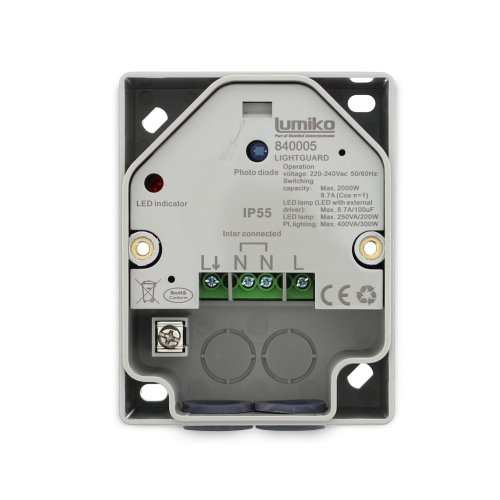 KLEMKO schemerschakelaar opbouw 230v LIGHTGUARD - 840005 3 - 7100035