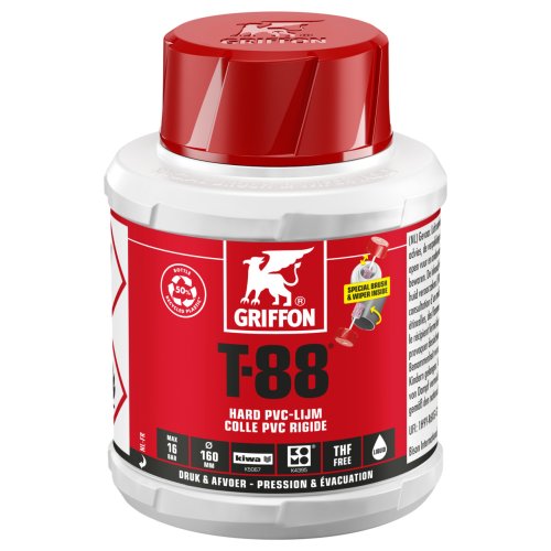 GRIFFON pvc lijm 250ml T-88 6110030 - 851572efa5423af98abb034dfc9615fd - 2018717