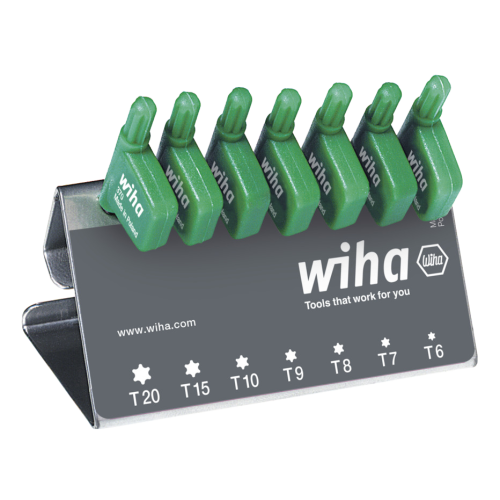 WIHA TORXsleutelset Vlaggetjesgreep 370 gezwart T6-T20 in werkbankhoud - 85824c7e 2af3 453f 97de 947302973032 - 20013017