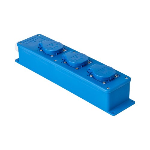Keraf Snoercentrale 3-voudig 16A 250V~ kv penaarde blauw - 86013dfaa19afae2580e812e98478911 - 20157255