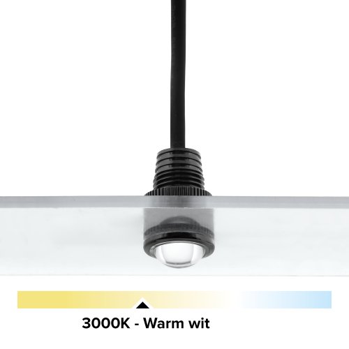 KLEMKO mini led 1w ip67 12v 3000k zwart MIL11ZW-L-WW-1W - 867630 - 11006469