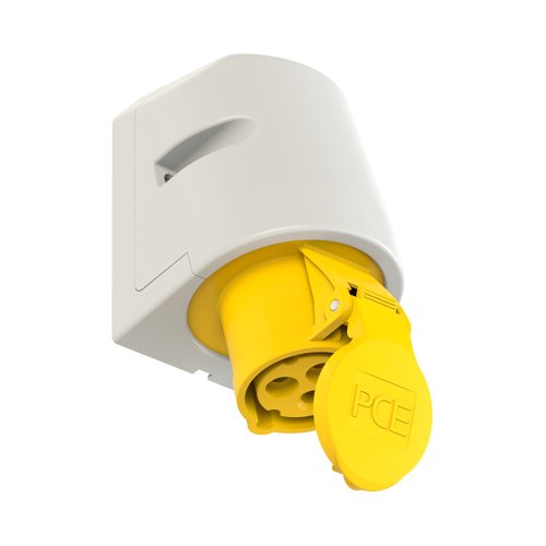 PCE wcd opbouw geel 16A 3P 110V 4H (M25) - 86ca49b6b98d522881252f39ba5816f6 - 20158129