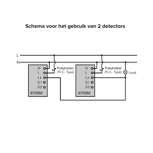 KLEMKO p.i.r. schakelaar plf-opb-pir PLF-OPB-PIR - 870560 5 - 7100429