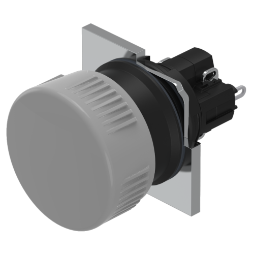 EAO Mushroom-head pushbutton momentary 1NC+1NO S grey - 8712c0946e264ae465f597566a4a2928 - 20042858
