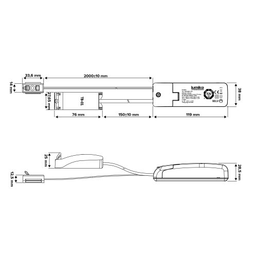 KLEMKO led driver 700ma 12,5w niet dimbaar DRV-13W-700-MS - 876800 2 - 20157045