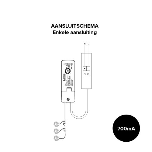 KLEMKO led driver 700ma 12,5w niet dimbaar DRV-13W-700-MS - 876800 3 - 20157045
