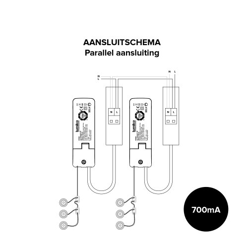 KLEMKO led driver 700ma 12,5w niet dimbaar DRV-13W-700-MS - 876800 4 - 20157045