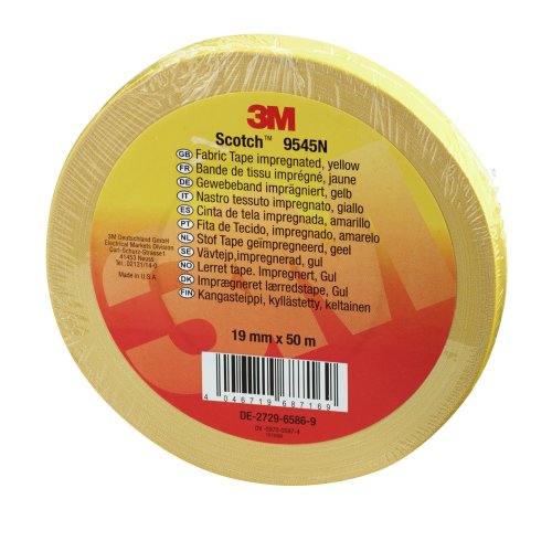 3M scotch&reg; textieltape geel 19mm x 50 m 9545Y19 - 87ad303456e1c671d211ed7336f8dd77 - 11010704