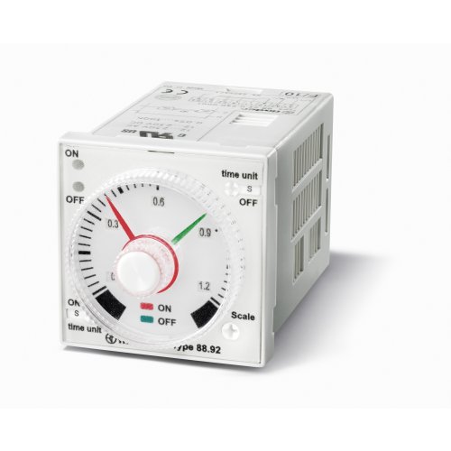 Finder FIN TIJDRELAIS 2W 8A, 12...240VUC - 8892 - 20008174