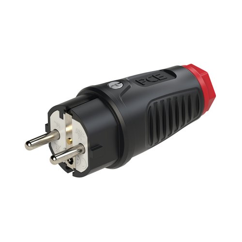 PCE Contactstop bus/randaarde Taurus2 zwa/roo rubber 16A 250V~ - 895fd7dafe502f8f52c85e5b86ab4dea - 20158114