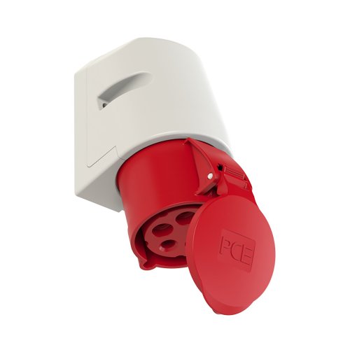 PCE CEE opbouw wcd 32A 5p 400V 6h rood IP44 - 8bf221d00dcbafddf46508ab5e30109d - 20158145