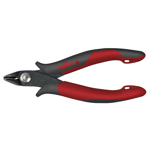 WIHA Zijkniptang Electronic Z41303. Brede, spitse kop met klein facet - 8cb20039 e60d 4c02 a649 d9c7adada7b9 - 20013248