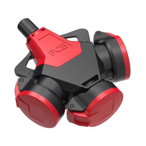 PCE Drieweg koppelcs randaarde Taurus klapdksl zwa/roo volrubber 16A 250V~ - 8d3e122070a8acee3092ba59d73b4e24 - 20158233