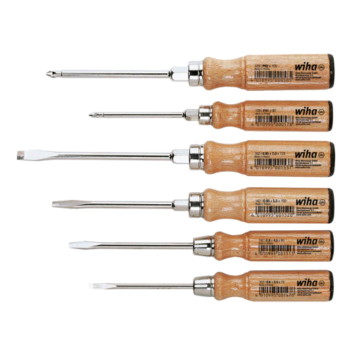 WIHA Schroevendraaierset Hout SL/PH 162, 6-delig - 8dabc509 2d7d 49b6 a98d 889dbb9c47cb - 20012784