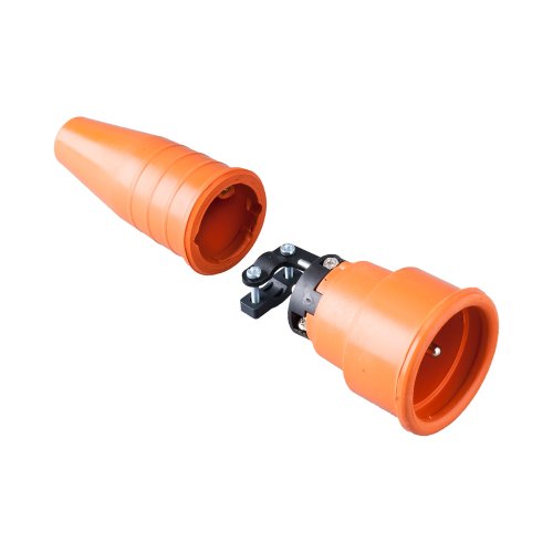 Keraf Volrubber koppelcontactstop 16A 250V~ penaarde geheel oranje - 8e217cb71eed2d0bc5cafe169cdae662 - 20157482