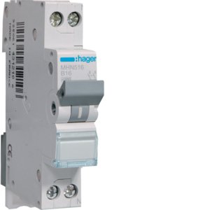 HAGER automaat 1p+n b16 MHN516 - 8e99d0aaa20c141f1914a28da9283b83 - 8411563