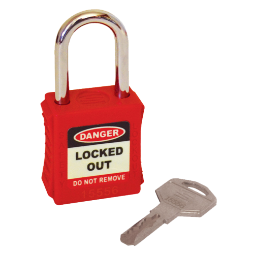 SPECTRUM lockout veiligheidsslot 40mm rood - 8f4cd6a1 028a 4d36 aa34 85442991f955 - 4020281