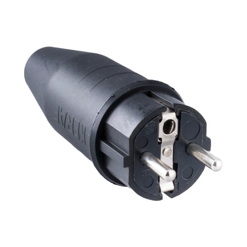Keraf Rubber contactstop 16A 250V~ bus/randaarde - 8f98e7af0b75c2af9b70e35f860e467a - 20212154