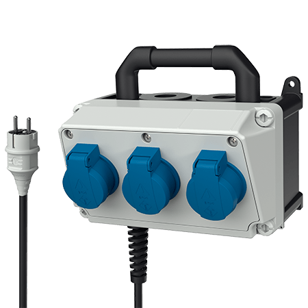 Mennekes AMAXX contactdoos combinatie 1 module - 910031 2 - 20022527