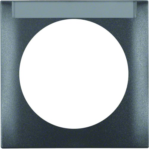 BERKER afdekraam 1v tekst integro flow antraciet mat - 918032505 - 11000214