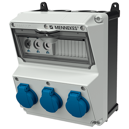 Mennekes AMAXX contactdoos combinatie 2 modules - 920001 - 20022547