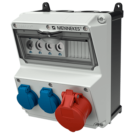 Mennekes AMAXX contactdoos combinatie 2 modules - 920004 - 20022548
