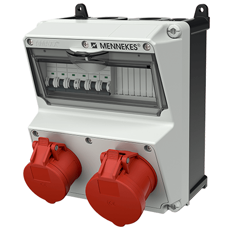 Mennekes AMAXX contactdoos combinatie 2 modules - 920021 - 20022555