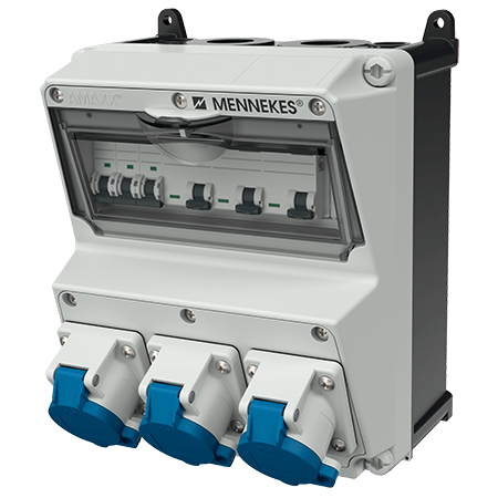 Mennekes AMAXX contactdoos combinatie 2 modules - 920031 - 20022562