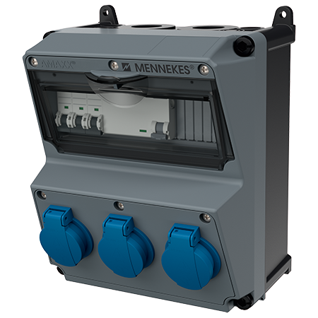 Mennekes AMAXX contactdoos combinatie 2 module - 920036 2 - 20022567