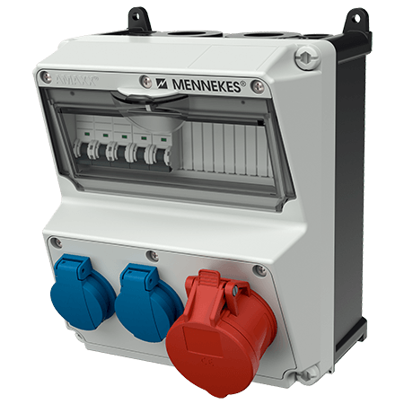 Mennekes AMAXX contactdoos combinatie 2 modules - 920060 - 20208350