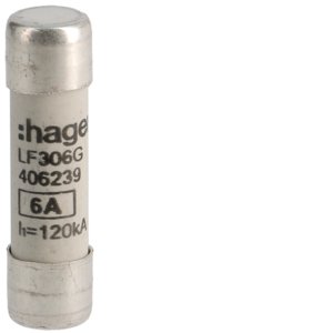 HAGER cilindrische zekering 10x38mm 6a LF306G - 9272efed3ddfaf928bbfb3bfa3a2435b - 11009646