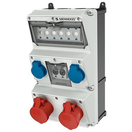 Mennekes AMAXX contactdoos combinatie 3 modules - 930002 - 20022609