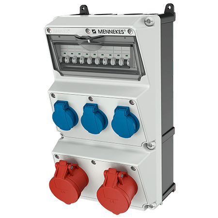 Mennekes AMAXX contactdoos combinatie 3 modules - 930004 - 20022610