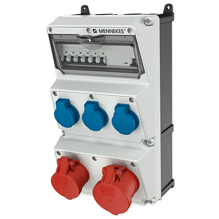 Mennekes AMAXX contactdoos combinatie 3 modules - 930008 - 20022613