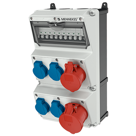 Mennekes AMAXX contactdoos combinatie 3 modules - 930032 - 20208352