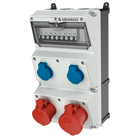 Mennekes AMAXX contactdoos combinatie 3 modules - 930050 - 20022632