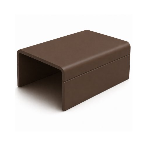 CANALIT systeem25 eindstuk 25x13 bruin a2st CS25 E BR - 933041 - 2108284