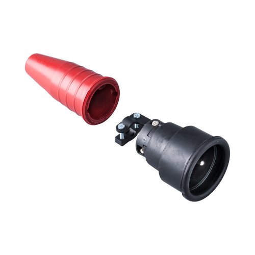 Keraf Volrubber koppelcontactstop 16A 250V~ penaarde greep rood - 9338a23ed6d4b690d433c05e142cf768 - 20157478
