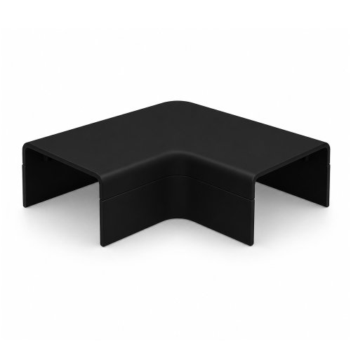 CANALIT systeem25 plattebocht 25x13 zwart a2st CS25 PB ZW - 934001 - 2108290