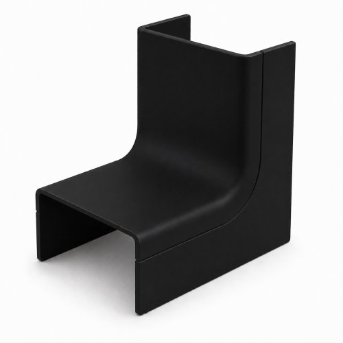 CANALIT systeem25 binnenbocht 25x13 zwart a2st CS25 BI ZW - 934011 - 11003226